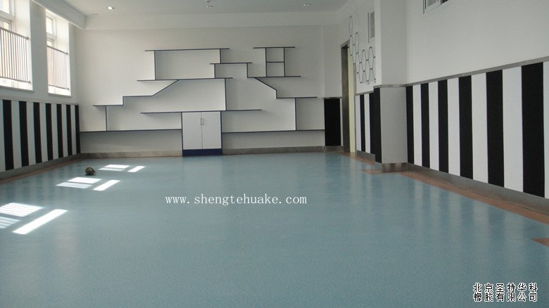 北京藍天宇鋒幼兒園橡膠地板工程實圖